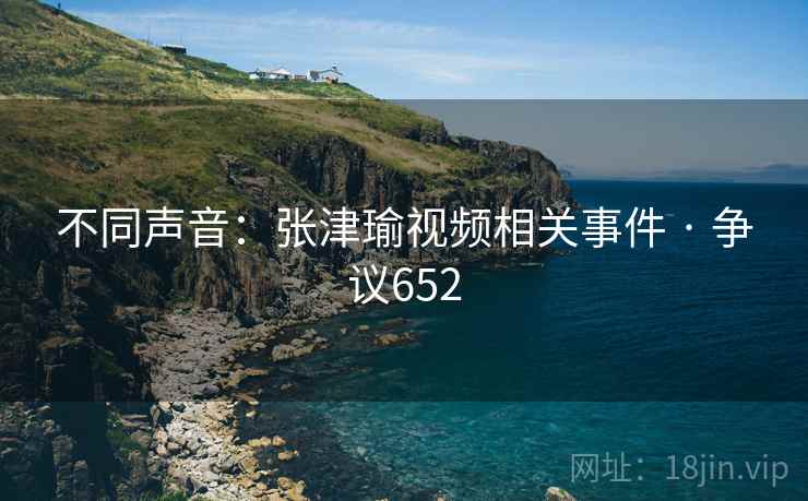 不同声音:张津瑜视频相关事件 · 争议652